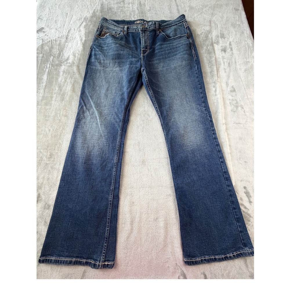 Cody James Jeans Mens 38x32 Blue Bootcut Western Denim Pants